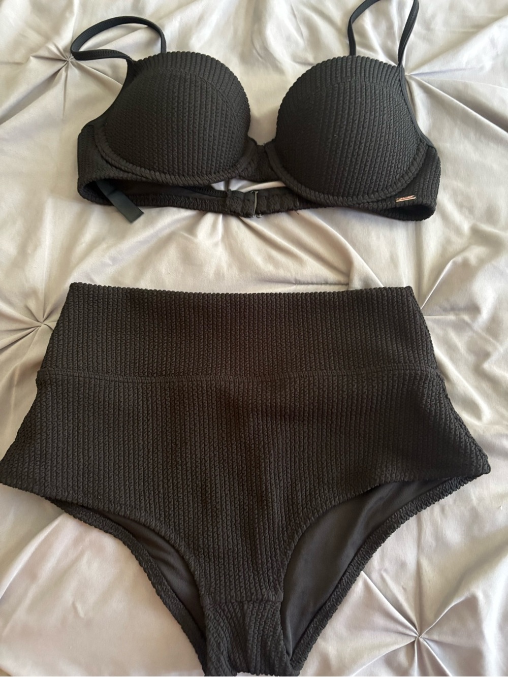 PINK Victoria's Secret Black Bikini Set